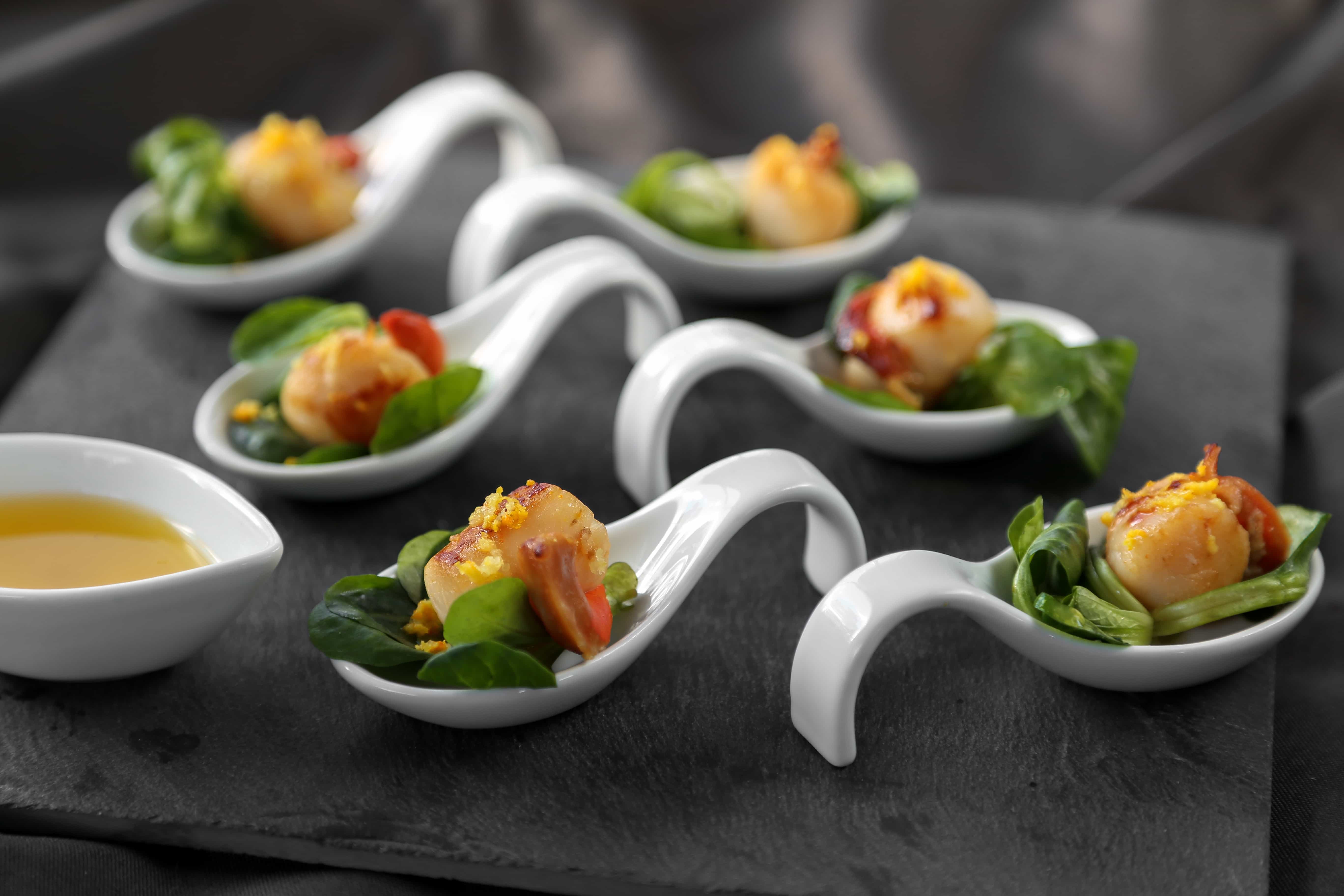 Recette Noix de Saint Jacques Fumées à l’avocat pour 2 personnes